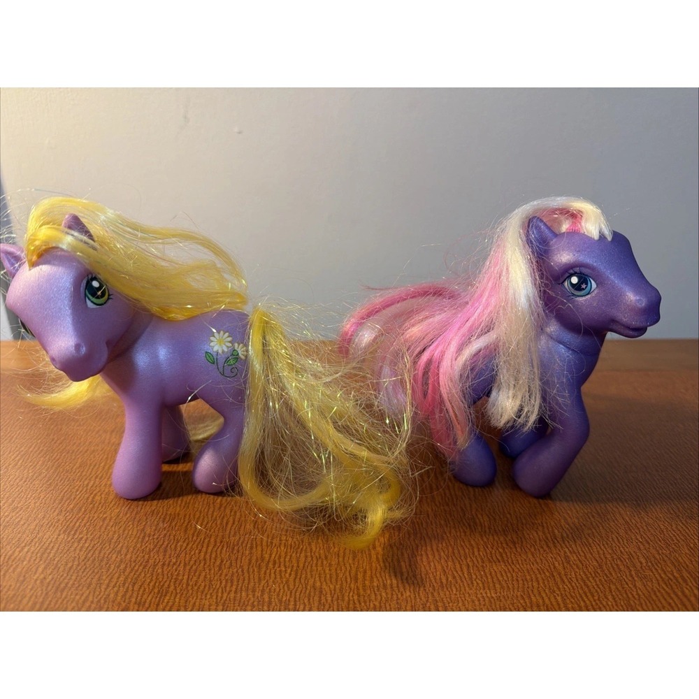 Vtg G3 My Little‎ Pony Daisyjo & Star Dasher 2002-2003